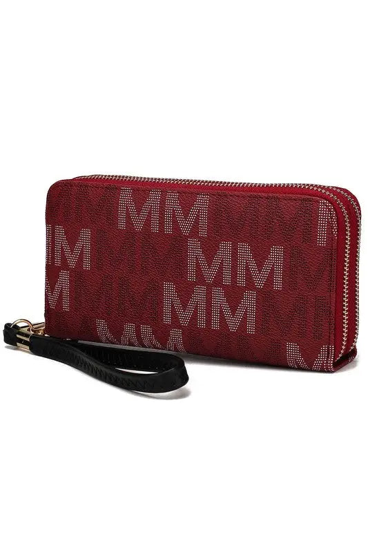 MKF Hofstra M Signature Wallet Wristlet by Mia K MKF Collection by Mia K