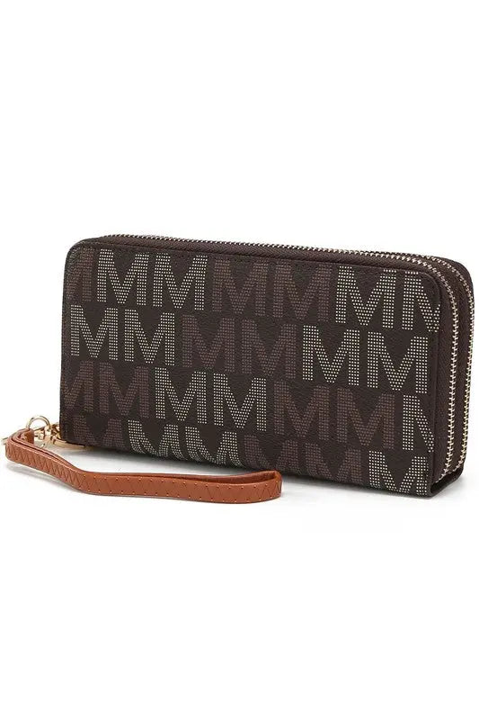 MKF Hofstra M Signature Wallet Wristlet by Mia K MKF Collection by Mia K