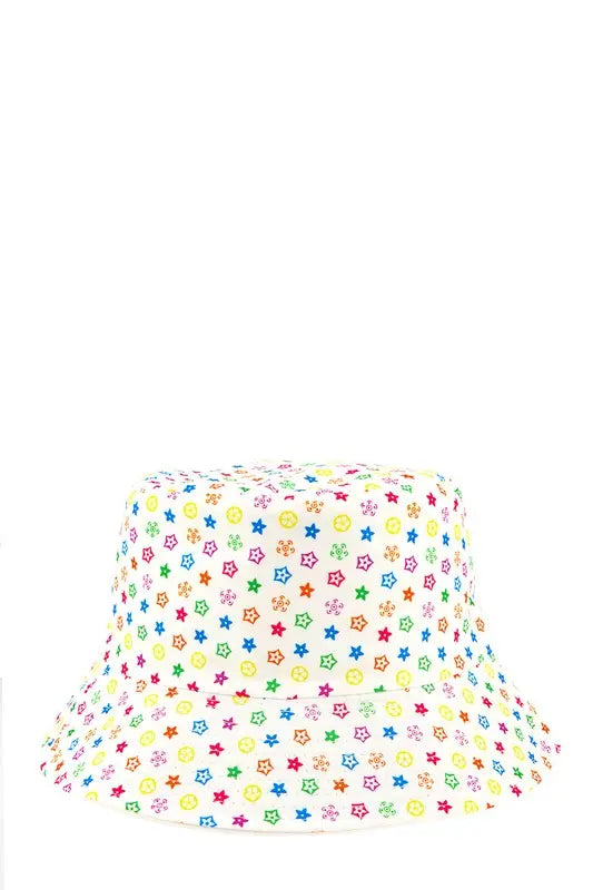 Pattern Print Bucket Hat