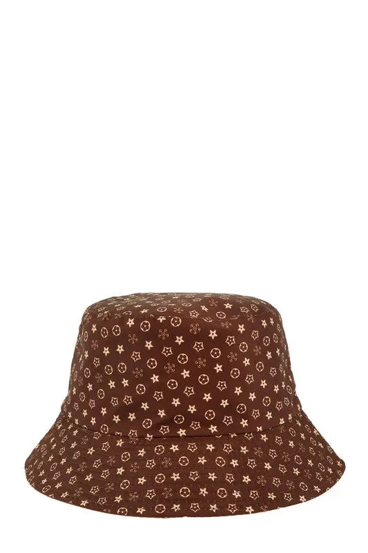 Pattern Print Bucket Hat