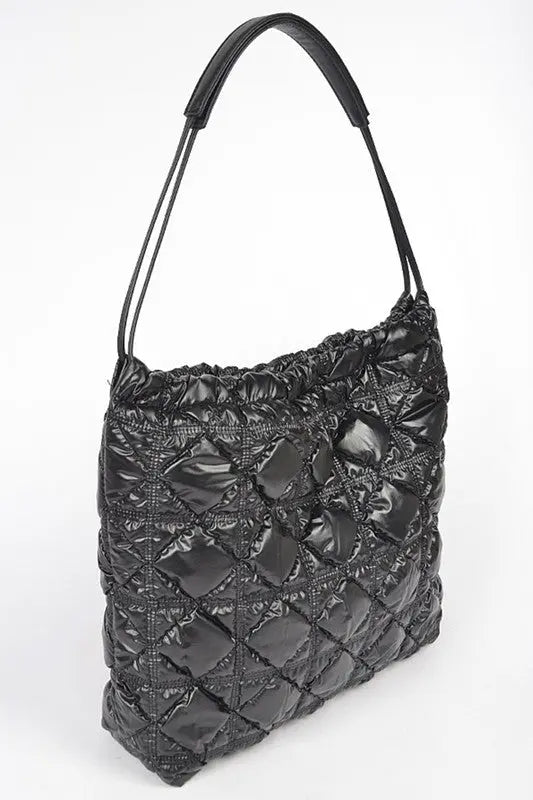 Quilted Bubble Nylon Tote Artini Accessories