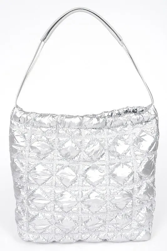 Quilted Bubble Nylon Tote Artini Accessories