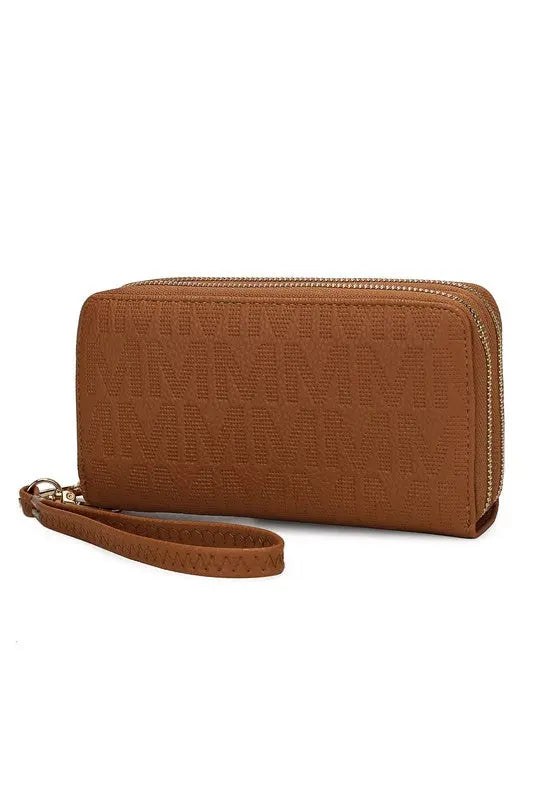 MKF Lisbette Embossed M Signature Wallet by Mia K MKF Collection by Mia K