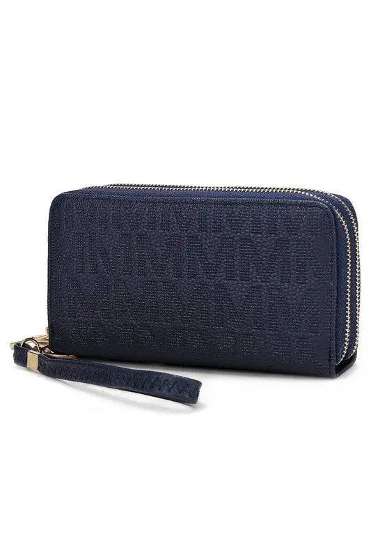 MKF Lisbette Embossed M Signature Wallet by Mia K MKF Collection by Mia K