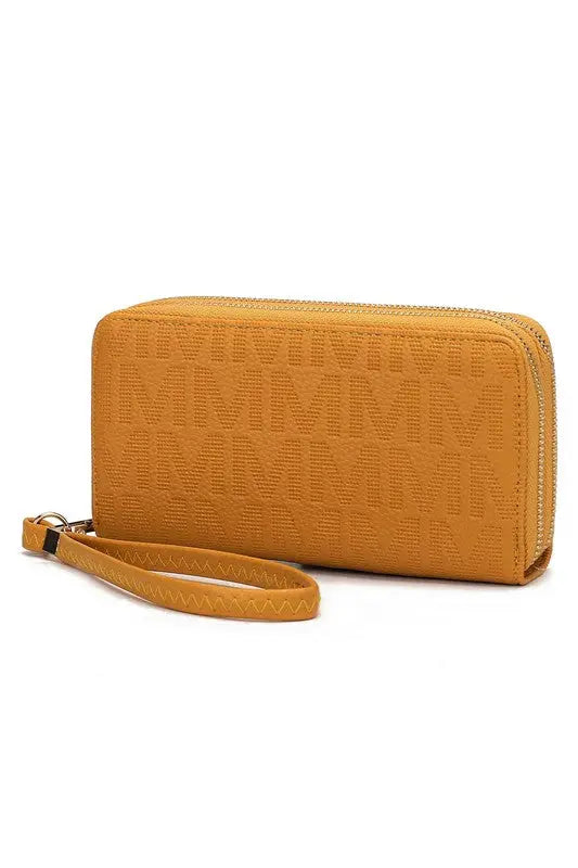 MKF Lisbette Embossed M Signature Wallet by Mia K MKF Collection by Mia K