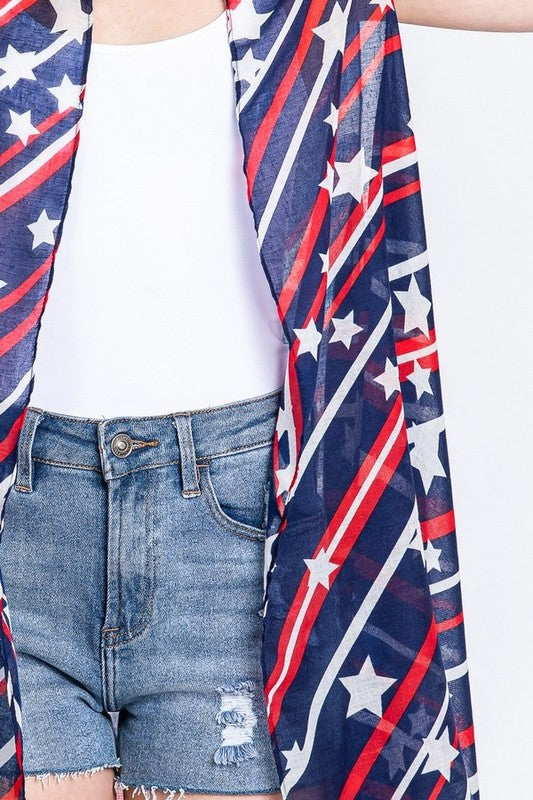 Americana Everyday Flag PrintVest