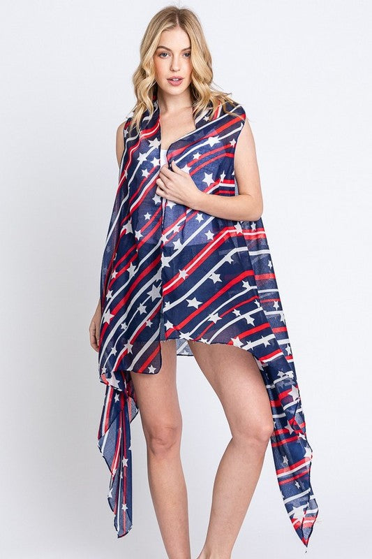 Americana Everyday Flag PrintVest