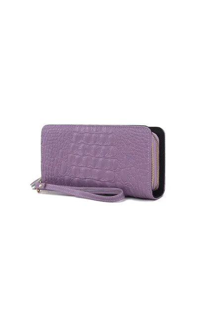 MKF Eve Genuine Leather Wallet by Mia K MKF Collection by Mia K