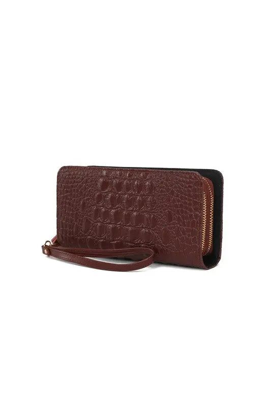 MKF Eve Genuine Leather Wallet by Mia K MKF Collection by Mia K