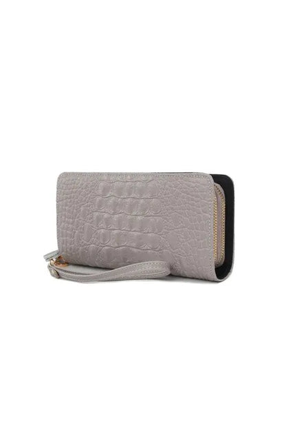 MKF Eve Genuine Leather Wallet by Mia K MKF Collection by Mia K