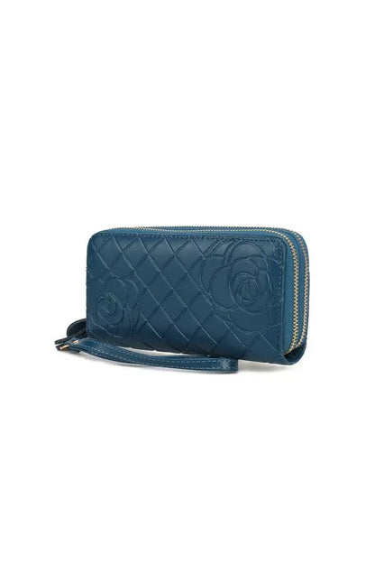 MKF Honey Genuine Leather Embossed Wallet by Mia K MKF Collection by Mia K