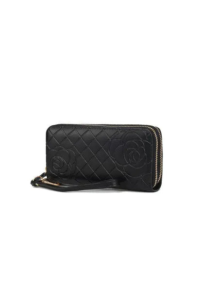 MKF Honey Genuine Leather Embossed Wallet by Mia K MKF Collection by Mia K