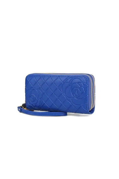 MKF Honey Genuine Leather Embossed Wallet by Mia K MKF Collection by Mia K