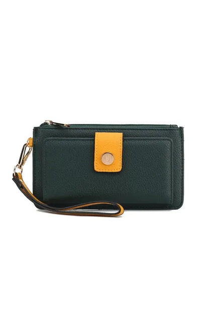 MKF Olympe Vegan Leather Wristlet Wallet by Mia K MKF Collection by Mia K