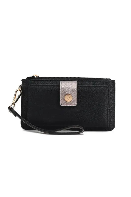 MKF Olympe Vegan Leather Wristlet Wallet by Mia K MKF Collection by Mia K