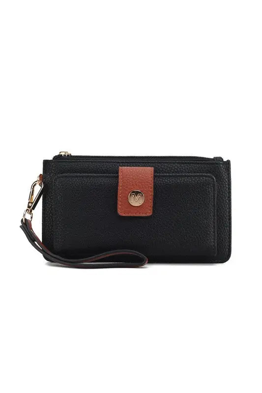 MKF Olympe Vegan Leather Wristlet Wallet by Mia K MKF Collection by Mia K