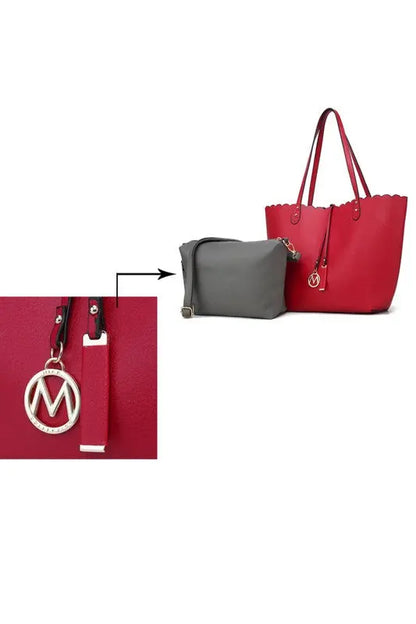 MKF Reversible Shopper Tote & Crossbody by Mia K MKF Collection by Mia K