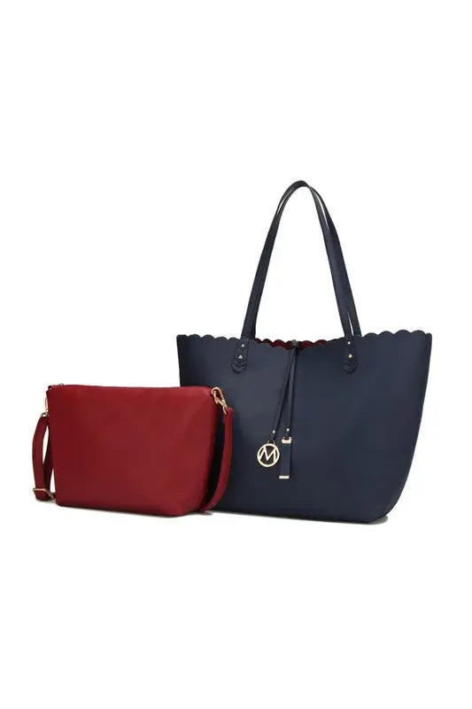 MKF Reversible Shopper Tote & Crossbody by Mia K MKF Collection by Mia K