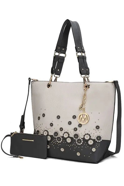 MKF Petra Tote Bag with Wristlet by Mia K MKF Collection by Mia K