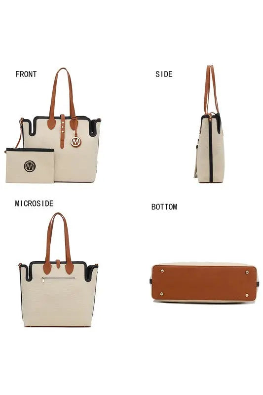 MKF Collection Juliana Oversize Tote & Wristlet MKF Collection by Mia K