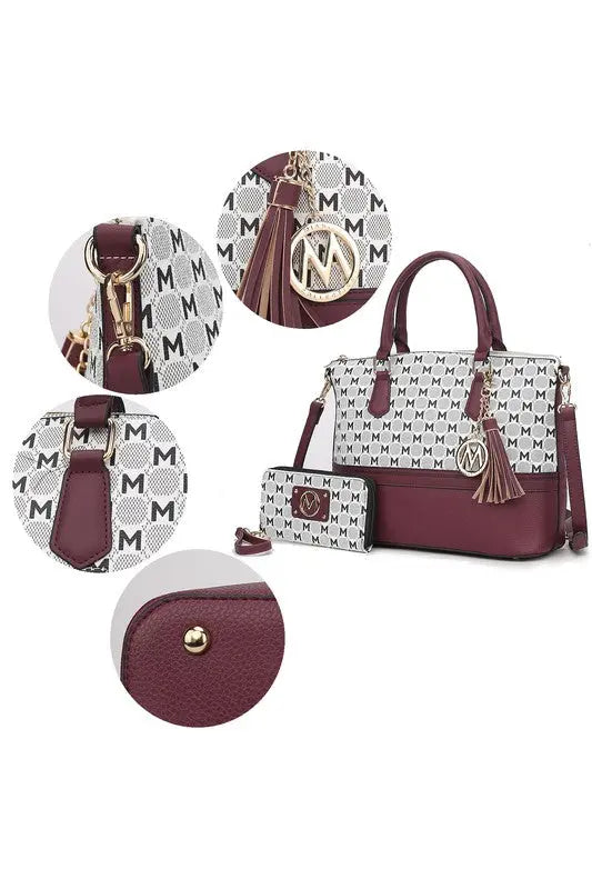 MKF Collection Saylor Tote and matching Wallet MKF Collection by Mia K