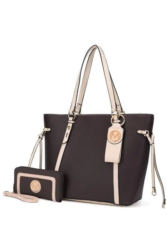 MKF Collection Tote with Wallet & Detachable Set MKF Collection by Mia K