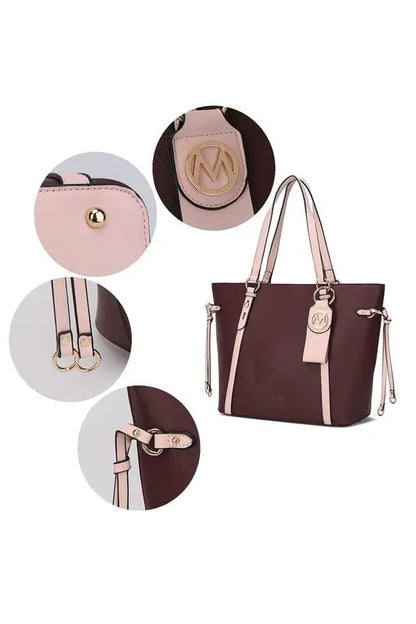 MKF Collection Tote with Wallet & Detachable Set MKF Collection by Mia K