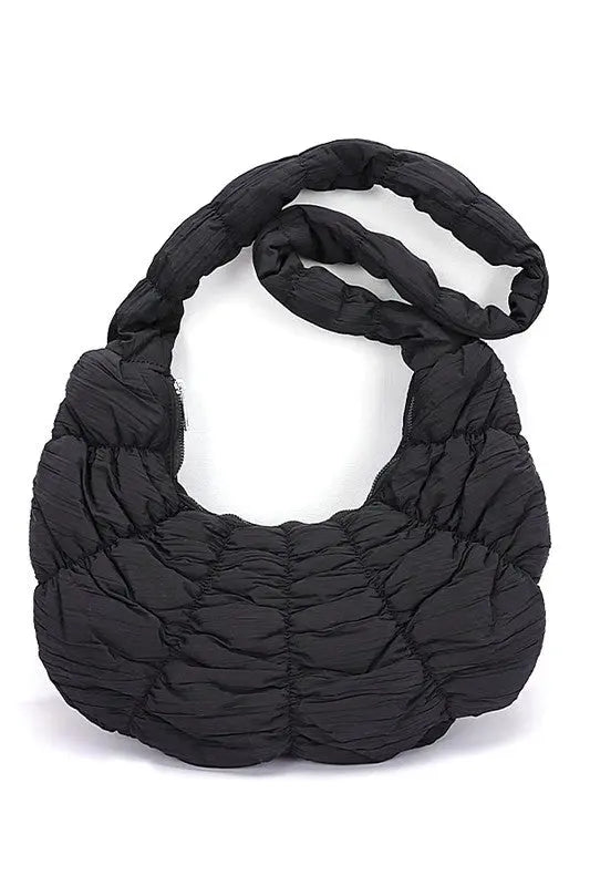 Quilted Puffer Oversize Hobo Bag Artini Accessories