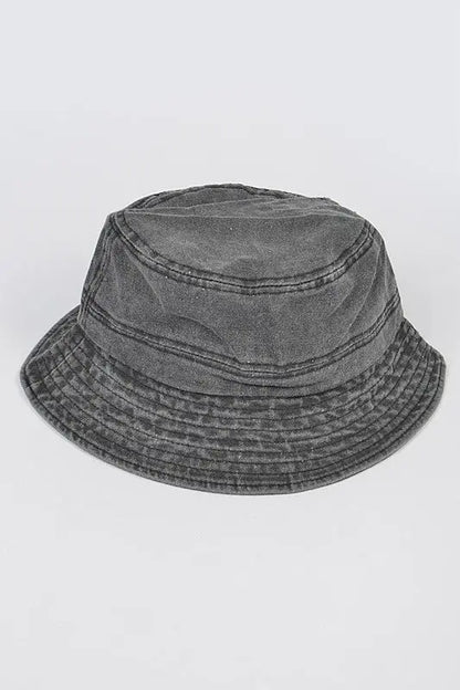 Washed Denim Bucket Hat