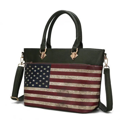 MKF Lilian Women's FLAG Tote Bag by Mia K MKF Collection by Mia K