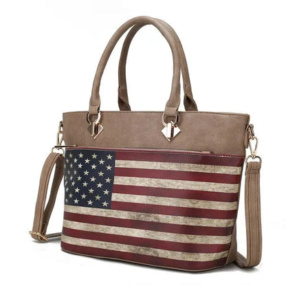 MKF Lilian Women's FLAG Tote Bag by Mia K MKF Collection by Mia K