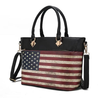 MKF Lilian Women's FLAG Tote Bag by Mia K MKF Collection by Mia K