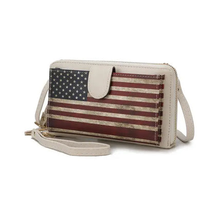 MKF Kiara Wallet FLAG Crossbody Bag by Mia K MKF Collection by Mia K