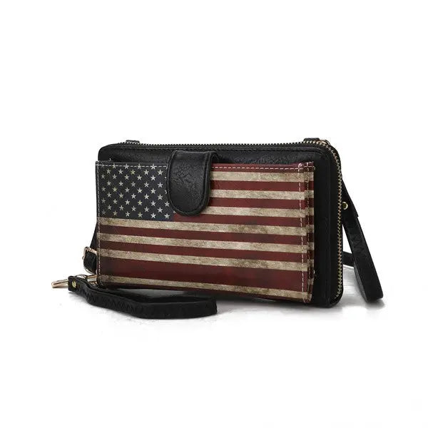 MKF Kiara Wallet FLAG Crossbody Bag by Mia K MKF Collection by Mia K