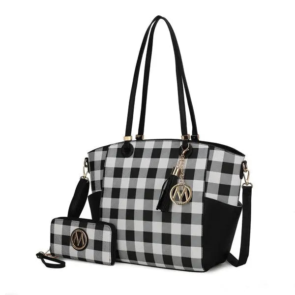 MKF Karlie Tote Bag with Wallet by Mia K MKF Collection by Mia K