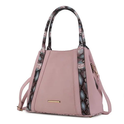 MKF Kenna Snake embossed Tote Bag by Mia K MKF Collection by Mia K