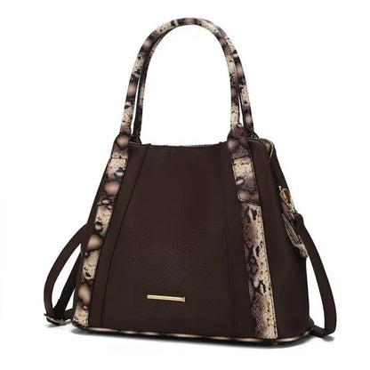 MKF Kenna Snake embossed Tote Bag by Mia K MKF Collection by Mia K