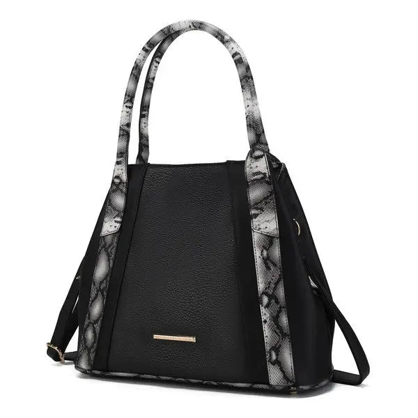 MKF Kenna Snake embossed Tote Bag by Mia K MKF Collection by Mia K