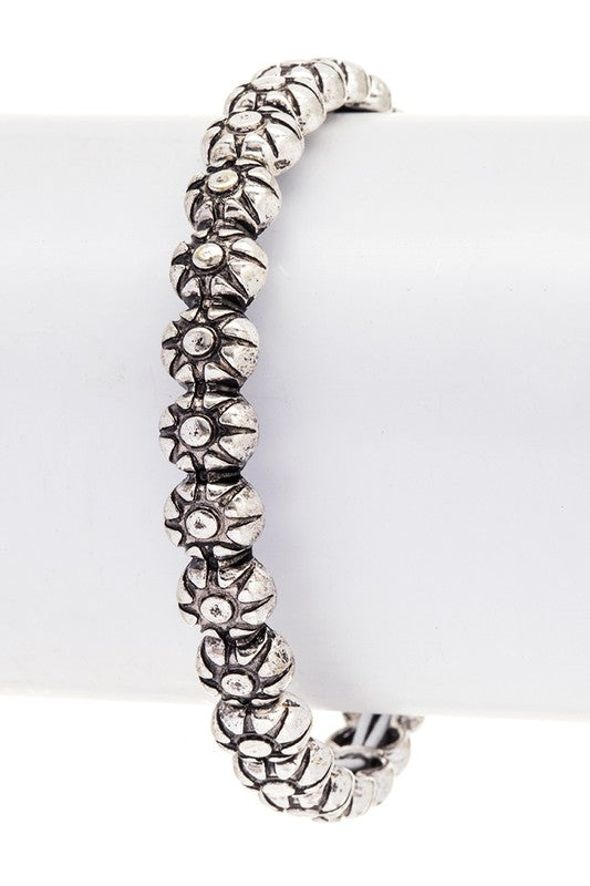 Textured Nugget Stretch Bracelet