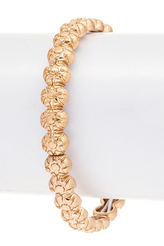 Textured Nugget Stretch Bracelet