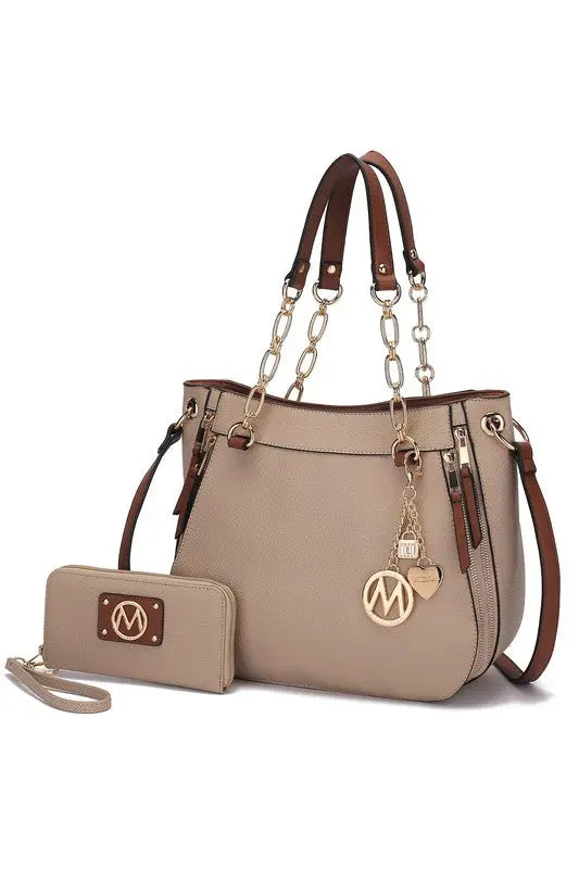 MKF Lina Shoulder bag with Wallet Crossover MKF Collection by Mia K