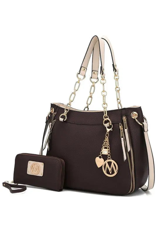 MKF Lina Shoulder bag with Wallet Crossover MKF Collection by Mia K