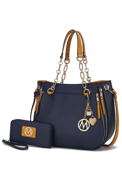 MKF Lina Shoulder bag with Wallet Crossover MKF Collection by Mia K