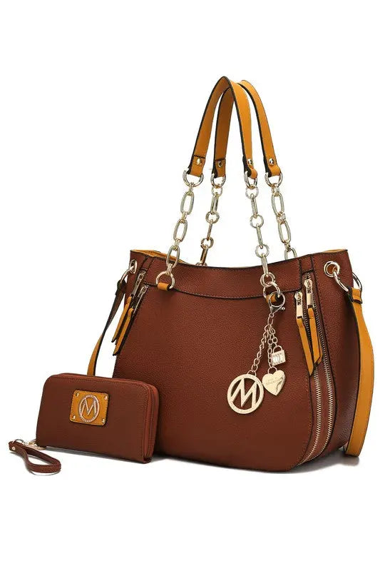 MKF Lina Shoulder bag with Wallet Crossover MKF Collection by Mia K