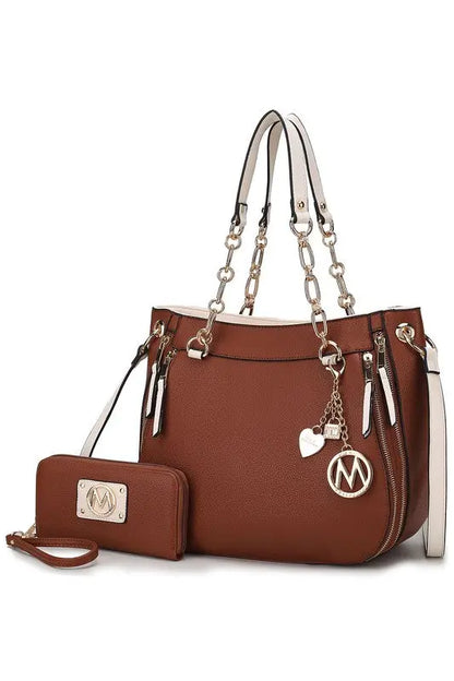 MKF Lina Shoulder bag with Wallet Crossover MKF Collection by Mia K