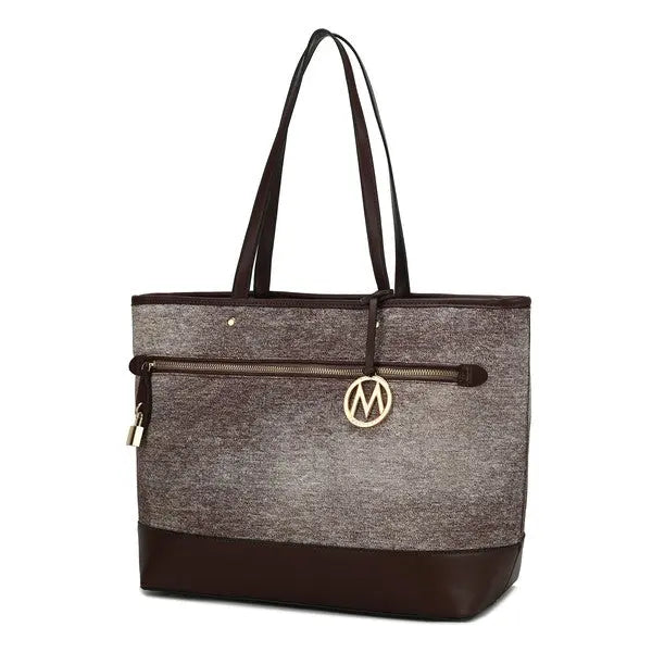 MKF Juno Vegan Leather Women Tote Bag MKF Collection by Mia K