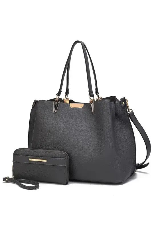 MKF  Kane Women Satchel Bag with Wallet MKF Collection by Mia K