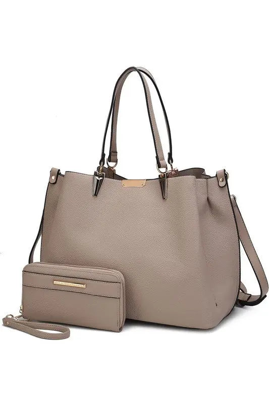 MKF  Kane Women Satchel Bag with Wallet MKF Collection by Mia K