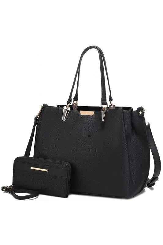 MKF  Kane Women Satchel Bag with Wallet MKF Collection by Mia K