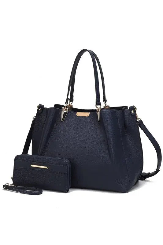 MKF  Kane Women Satchel Bag with Wallet MKF Collection by Mia K